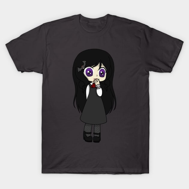 vampire chibi girl T-Shirt by LillyTheChibi